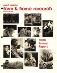 South Dakota Farm and Home Research: 100th Annual Report