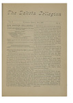 SDSU Collegian, May, 1887 by Student Association of South Dakota State University