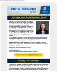 Dairy and Food Science News, Nov 2025 by Department of Dairy and Food Science