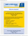 Dairy and Food Science Student Newsletter, February 10, 2026 by Department of Dairy and Food Science