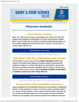 Dairy and Food Science Student Newsletter, February 26, 2026 by Department of Dairy and Food Science