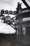 Ornate store sign in Manzhouli, Manchuria in northern China in 1924 by South Dakota State University