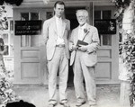 N.E. Hansen and his son, Carl Hansen in Russia in 1934 by South Dakota State University