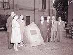 Recognition service for Dr. N.E. Hansen at South Dakota State College in 1949 by South Dakota State University