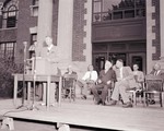 Recognition service for Dr. N.E. Hansen at South Dakota State College in 1949 by South Dakota State University