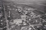 Aerial view of South Dakota State College, 1942