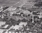 Aerial view of South Dakota State College, 1949
