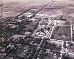 Aerial view of South Dakota State College, 1953