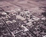 Aerial view of South Dakota State College, 1955