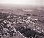 Aerial view of South Dakota State College, 1956 by South Dakota State University