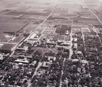 Aerial view of South Dakota State College, 1958