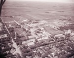 Aerial view of South Dakota State College, 1958