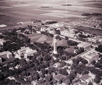 Aerial view of South Dakota State College, 1960
