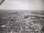 Aerial view of South Dakota State University, 1965