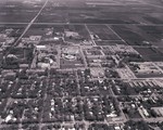 Aerial view of South Dakota State University, 1971