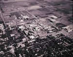 Aerial view of South Dakota State University, 1973