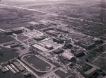 Aerial view of South Dakota State University, 1974