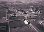Aerial view of South Dakota State University, 1974