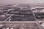 Aerial view of McCrory Gardens, 1975