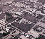 Aerial view of South Dakota State University, 1978