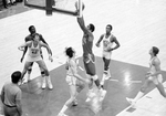South Dakota State University basketball players playing Cuban national team by South Dakota State University