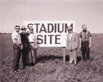 Site of the new football stadium at South Dakota State College, 1959