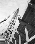 Football stadium construction at South Dakota S, 1962