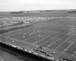 First game in the new football stadium at South Dakota State College, 1962 by South Dakota State University