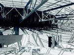 Rotunda classroom building construction at South Dakota State University, 1968 by South Dakota State University