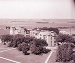 Campus scene at South Dakota State College, 1956 by South Dakota State University