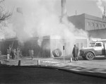 Fire at the power plant at South Dakota State College, 1958