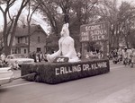 Hobo Day parade float, 1962 by South Dakota State University