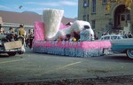 Pharmacy Hobo Day parade float, 1959 by South Dakota State University
