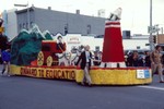 Pharmacy Hobo Day parade float, 1968 by South Dakota State University