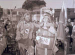Hobo Day King and Queen, 1946 by Oyloe's Studio, Brookings, S.D.