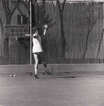 Women's Tennis Player, SDSU Tennis Team, 1973 by South Dakota State University