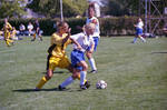 South Dakota State University 2000 Jackrabbits women's soccer team in their inaugural game against Southwest State by South Dakota State University