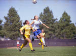 South Dakota State University 2000 Jackrabbits women's soccer team in their inaugural game against Southwest State