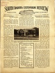 South Dakota Extension Review, September 1923 by Cooperative Extension Service, South Dakota State College of Agriculture and Mechanic Arts