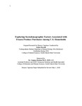 Exploring Sociodemographic Factors Associated with Frozen Produce Purchases Among U.S. Households