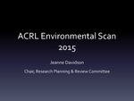 ACRL Environmental Scan 2015 Presentation