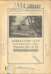 1924 Little International Agricultural Exposition Catalog by Little International Agricultural Exposition South Dakota State University