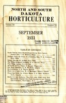 North and South Dakota Horticulture, September 1931