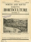 North and South Dakota Horticulture, September 1938