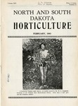 North and South Dakota Horticulture, February 1941 by North and South Dakota State Horticultural Societies