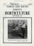 North and South Dakota Horticulture, September 1947 by North and South Dakota State Horticultural Societies
