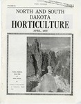 North and South Dakota Horticulture, April 1950