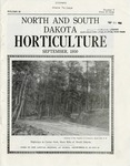 North and South Dakota Horticulture, September 1950 by North and South Dakota State Horticultural Societies