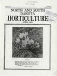 North and South Dakota Horticulture, April 1951 by North and South Dakota State Horticultural Societies