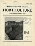 North and South Dakota Horticulture, November/December 1951
